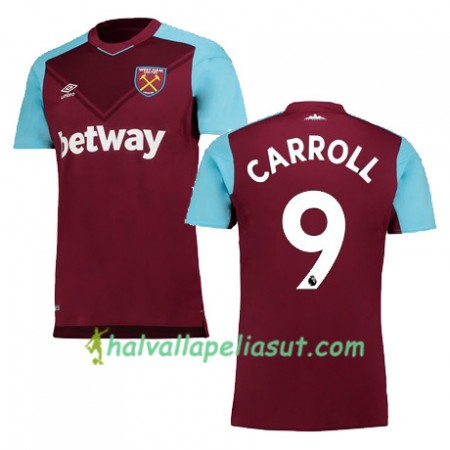 Jalkapallo Pelipaidat West Ham United CARROLL Kotipaita 2017-2018 Lyhythihainen
