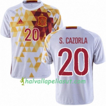 Jalkapallo Pelipaidat Espanja SANTI CAZORLA Vieraspaita Euro 2016
