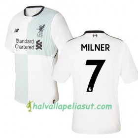 Jalkapallo Pelipaidat Liverpool MILNER 7 Vieraspaita 2017-2018 Lyhythihainen