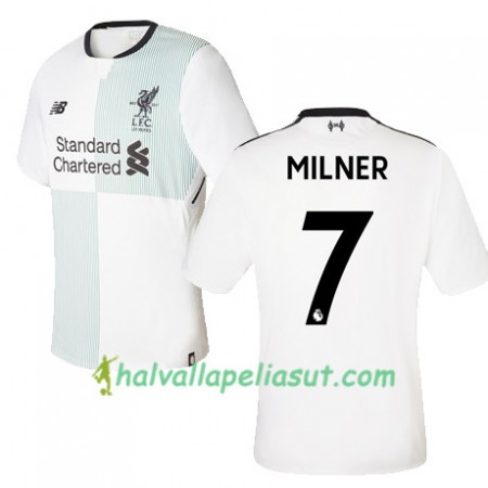 Jalkapallo Pelipaidat Liverpool MILNER 7 Vieraspaita 2017-2018 Lyhythihainen