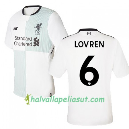 Jalkapallo Pelipaidat Liverpool LOVREN 6 Vieraspaita 2017-2018 Lyhythihainen