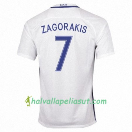 Jalkapallo Pelipaidat Kreikka THEODOROS ZAGORAKIS Kotipaita 2016/17 Lyhythihainen