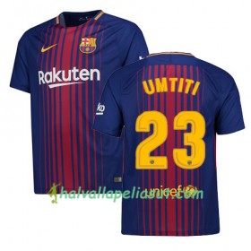 Jalkapallo Pelipaidat FC Barcelona Samuel Umtiti 23 Kotipaita 2017-2018 Lyhythihainen