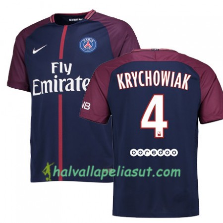Jalkapallo Pelipaidat Paris SG GRZEGORZ KRYCHOWIAK 4 Kotipaita 2017-2018 Lyhythihainen