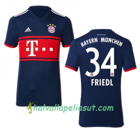 Jalkapallo Pelipaidat FC Bayern München FRIEDL 34 Vieraspaita 2017-2018 Lyhythihainen