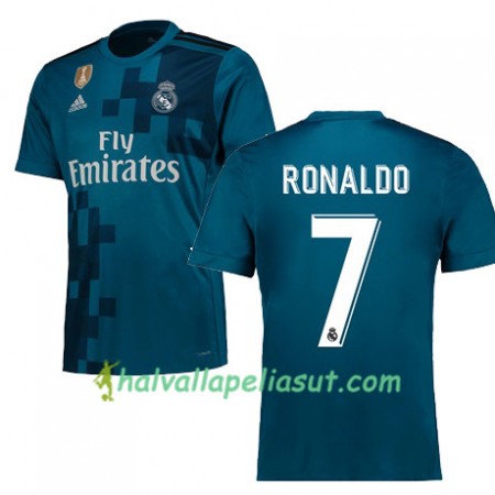 Jalkapallo Pelipaidat Real Madrid RONALDO 7 3 Paita 2017-2018 Lyhythihainen