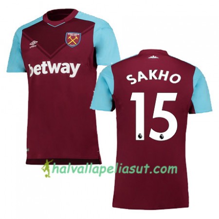 Jalkapallo Pelipaidat West Ham United SAKHO Kotipaita 2017-2018 Lyhythihainen
