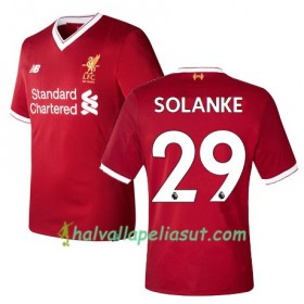 Jalkapallo Pelipaidat Liverpool SOLANKE 29 Kotipaita 2017-2018 Lyhythihainen