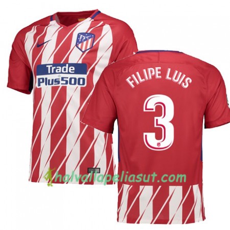 Jalkapallo Pelipaidat Atlético Madrid FILIPE LUIS 3 Kotipaita 2017-2018 Lyhythihainen