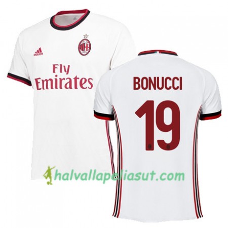 Jalkapallo Pelipaidat AC Milan BONUCCI 19 Vieraspaita 2017-2018 Lyhythihainen