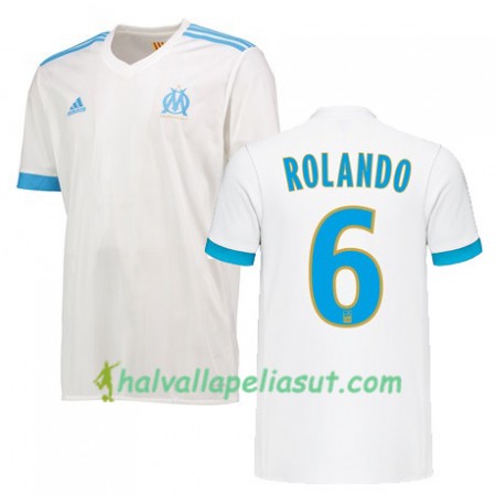 Jalkapallo Pelipaidat Olympique de Marseille ROLANDO 6 Kotipaita 2017-2018 Lyhythihainen