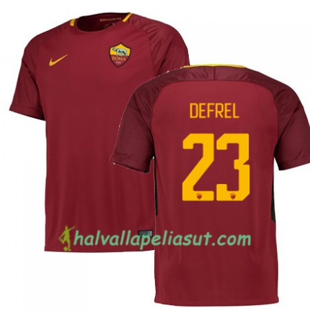 Jalkapallo Pelipaidat AS Roma DEFREL 23 Kotipaita 2017-2018 Lyhythihainen