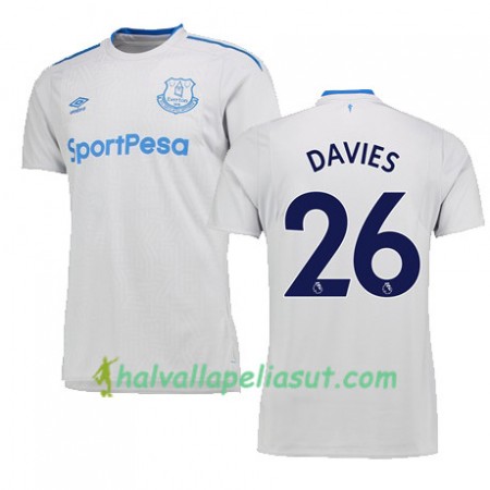 Jalkapallo Pelipaidat Everton DAVIES Vieraspaita 2017-2018 Lyhythihainen