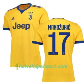 Jalkapallo Pelipaidat Juventus MANDZUKIC 17 Vieraspaita 2017-2018 Lyhythihainen