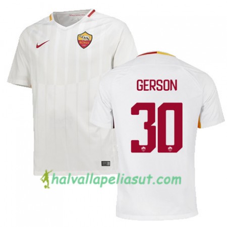 Jalkapallo Pelipaidat AS Roma GERSON 30 Vieraspaita 2017-2018 Lyhythihainen