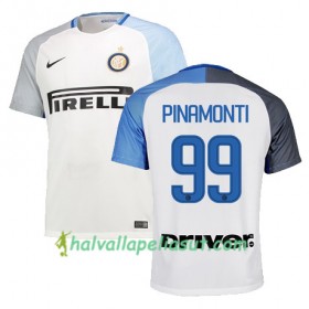 Jalkapallo Pelipaidat Inter PINAMONTI 99 Vieraspaita 2017-2018 Lyhythihainen