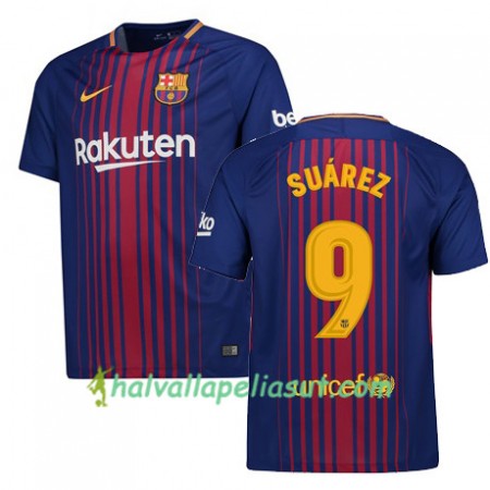 Jalkapallo Pelipaidat FC Barcelona SUAREZ Kotipaita 2017-2018 Lyhythihainen