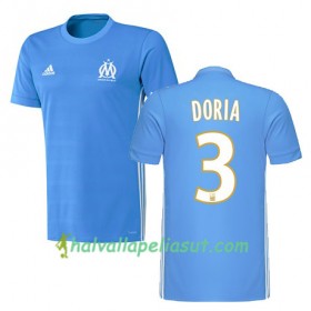 Jalkapallo Pelipaidat Olympique de Marseille DORIA 3 Vieraspaita 2017-2018 Lyhythihainen