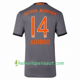 Jalkapallo Pelipaidat FC Bayern München ALONSO 14 Vieraspaita 2017-2018 Lyhythihainen