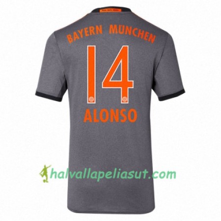 Jalkapallo Pelipaidat FC Bayern München ALONSO 14 Vieraspaita 2017-2018 Lyhythihainen