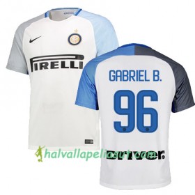 Jalkapallo Pelipaidat Inter GABRIEL B 96 Vieraspaita 2017-2018 Lyhythihainen