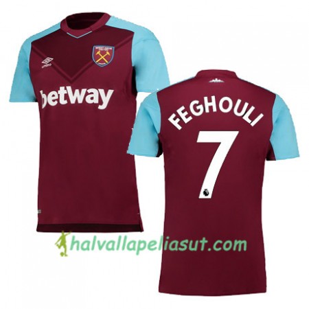 Jalkapallo Pelipaidat West Ham United FEGHOULI Kotipaita 2017-2018 Lyhythihainen