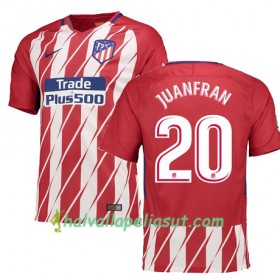 Jalkapallo Pelipaidat Atlético Madrid JUANFRAN 20 Kotipaita 2017-2018 Lyhythihainen