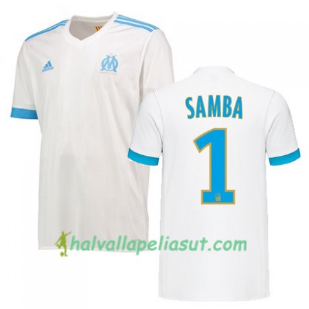Jalkapallo Pelipaidat Olympique de Marseille BRICE SAMBA 1 Kotipaita 2017-2018 Lyhythihainen