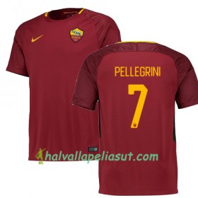 Jalkapallo Pelipaidat AS Roma PELLEGRINI 7 Kotipaita 2017-2018 Lyhythihainen