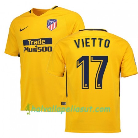 Jalkapallo Pelipaidat Atlético Madrid VIETTO 17 Vieraspaita 2017-2018 Lyhythihainen
