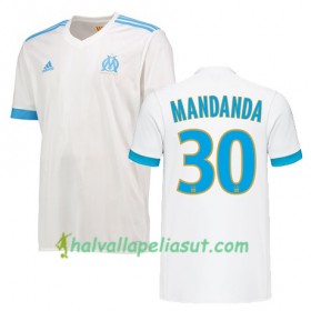 Jalkapallo Pelipaidat Olympique de Marseille MANDANDA 30 Kotipaita 2017-2018 Lyhythihainen