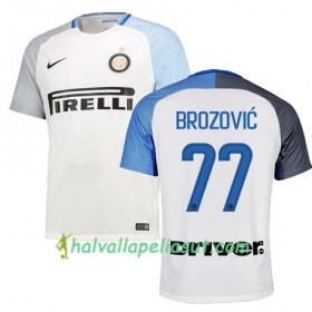 Jalkapallo Pelipaidat Inter BROZOVIC 77 Vieraspaita 2017-2018 Lyhythihainen