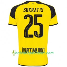 Jalkapallo Pelipaidat Borussia Dortmund SOKRATIS 25 3 Paita 2017-2018 Lyhythihainen