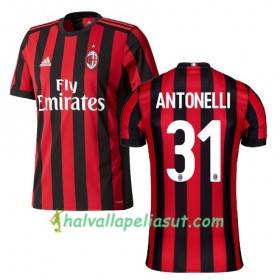 Jalkapallo Pelipaidat AC Milan ANTONELLI 31 Kotipaita 2017-2018 Lyhythihainen