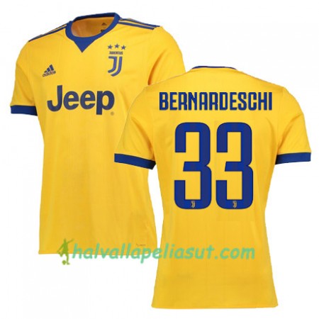 Jalkapallo Pelipaidat Juventus BERNARDESCHI 33 Vieraspaita 2017-2018 Lyhythihainen
