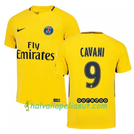Jalkapallo Pelipaidat Paris SG EDINSON CAVANI 9 Vieraspaita 2017-2018 Lyhythihainen
