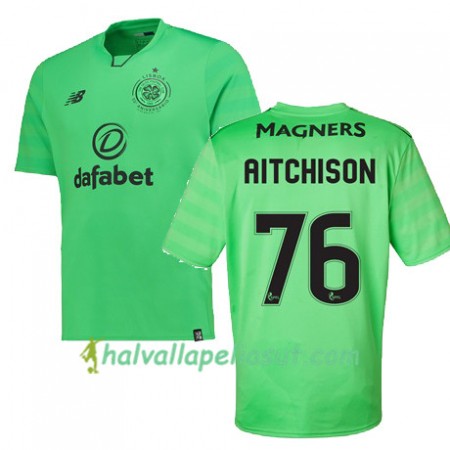 Jalkapallo Pelipaidat Celtic FC Jack Aitchison 3 Paita 2017-2018 Lyhythihainen