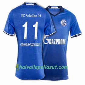 Jalkapallo Pelipaidat FC Schalke 04 KONOPLYANKA 11 Kotipaita 2017-2018 Lyhythihainen