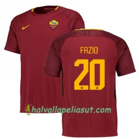 Jalkapallo Pelipaidat AS Roma FAZIO 20 Kotipaita 2017-2018 Lyhythihainen