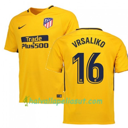 Jalkapallo Pelipaidat Atlético Madrid VRSALJKO 16 Vieraspaita 2017-2018 Lyhythihainen