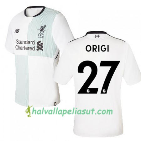 Jalkapallo Pelipaidat Liverpool ORIGI 27 Vieraspaita 2017-2018 Lyhythihainen
