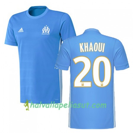 Jalkapallo Pelipaidat Olympique de Marseille SAIF EDDINE KHAOUI 20 Vieraspaita 2017-2018 Lyhythihainen