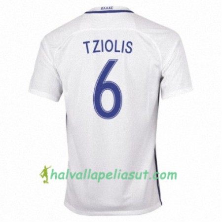 Jalkapallo Pelipaidat Kreikka ALEXANDROS TZIOLIS Kotipaita 2016/17 Lyhythihainen