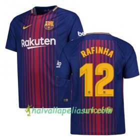 Jalkapallo Pelipaidat FC Barcelona RAFINHA 12 Kotipaita 2017-2018 Lyhythihainen