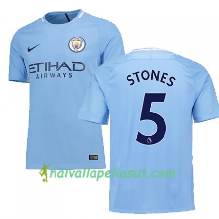 Jalkapallo Pelipaidat Manchester City STONES 5 Kotipaita 2017-2018 Lyhythihainen