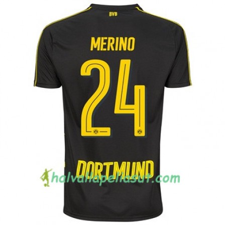 Jalkapallo Pelipaidat Borussia Dortmund MERINO 24 Vieraspaita 2017-2018 Lyhythihainen