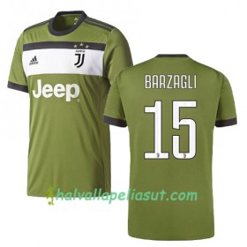 Jalkapallo Pelipaidat Juventus BARZAGLI 15 3 Paita 2017-2018 Lyhythihainen