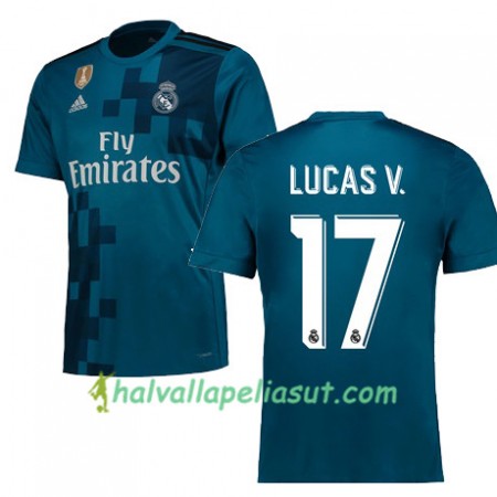 Jalkapallo Pelipaidat Real Madrid LUCAS V 17 3 Paita 2017-2018 Lyhythihainen