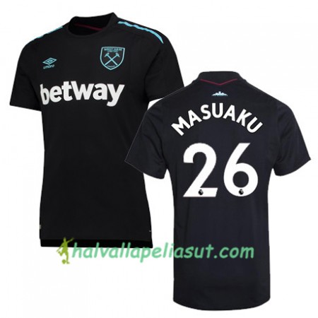 Jalkapallo Pelipaidat West Ham United MASUAKU Vieraspaita 2017-2018 Lyhythihainen