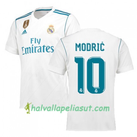 Jalkapallo Pelipaidat Real Madrid MODRIC 10 Kotipaita 2017-2018 Lyhythihainen